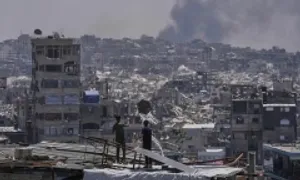 Cựu thủ tướng Israel lo 'trại tập trung' xuất hiện ở Dải Gaza Cựu thủ tướng Israel lo 'trại tập trung' xuất hiện ở Dải Gaza