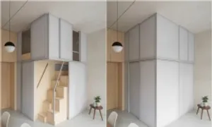 Thiết kế cầu thang tiết kiệm diện tích cho nhà dưới 50 m2